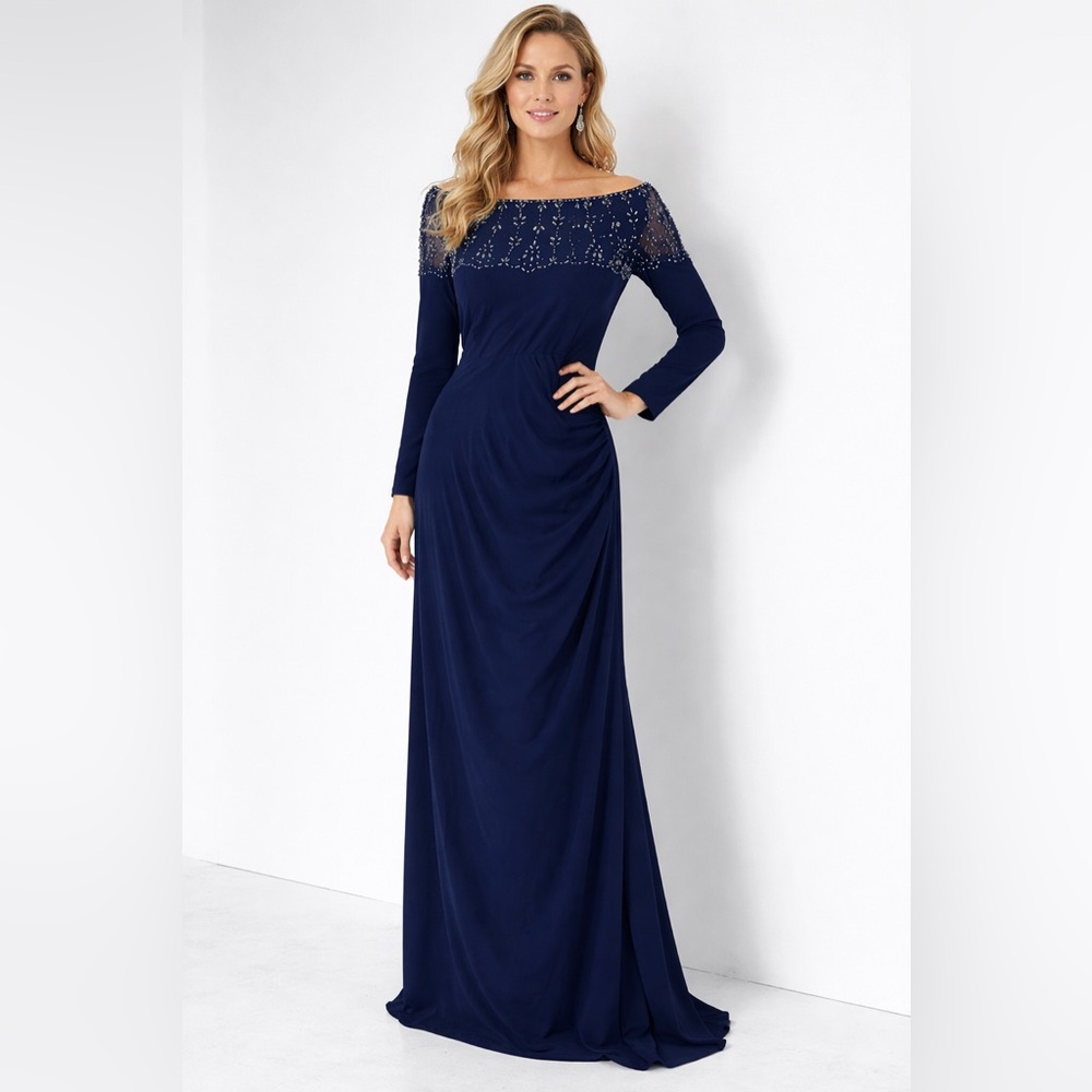 New Women’s DJ Jaz Size 16 Navy Blue Formal Dress
